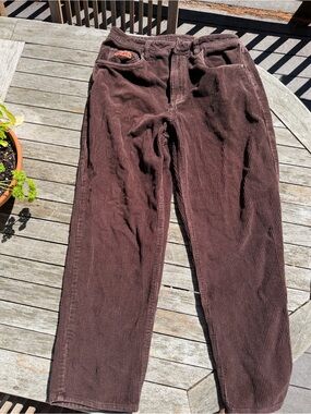 Empyre Loose Fit Skate Brown Corduroy Pants 28